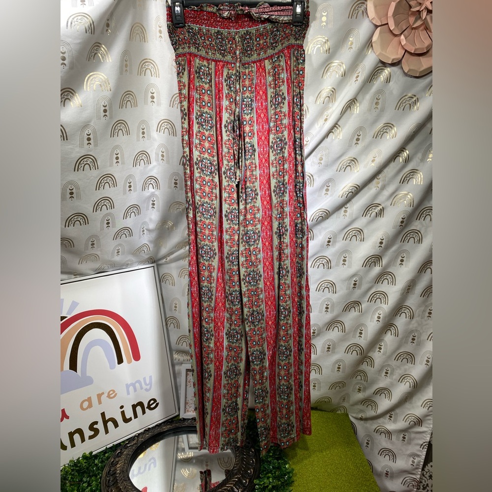 Love 83 Multicolor Wide-Leg Pants